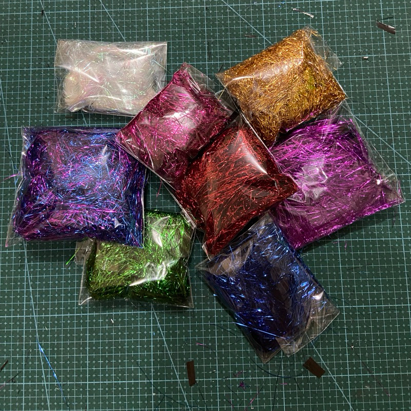 Carbon karbon Forged serat Metalik Warna Anti luntur 10g