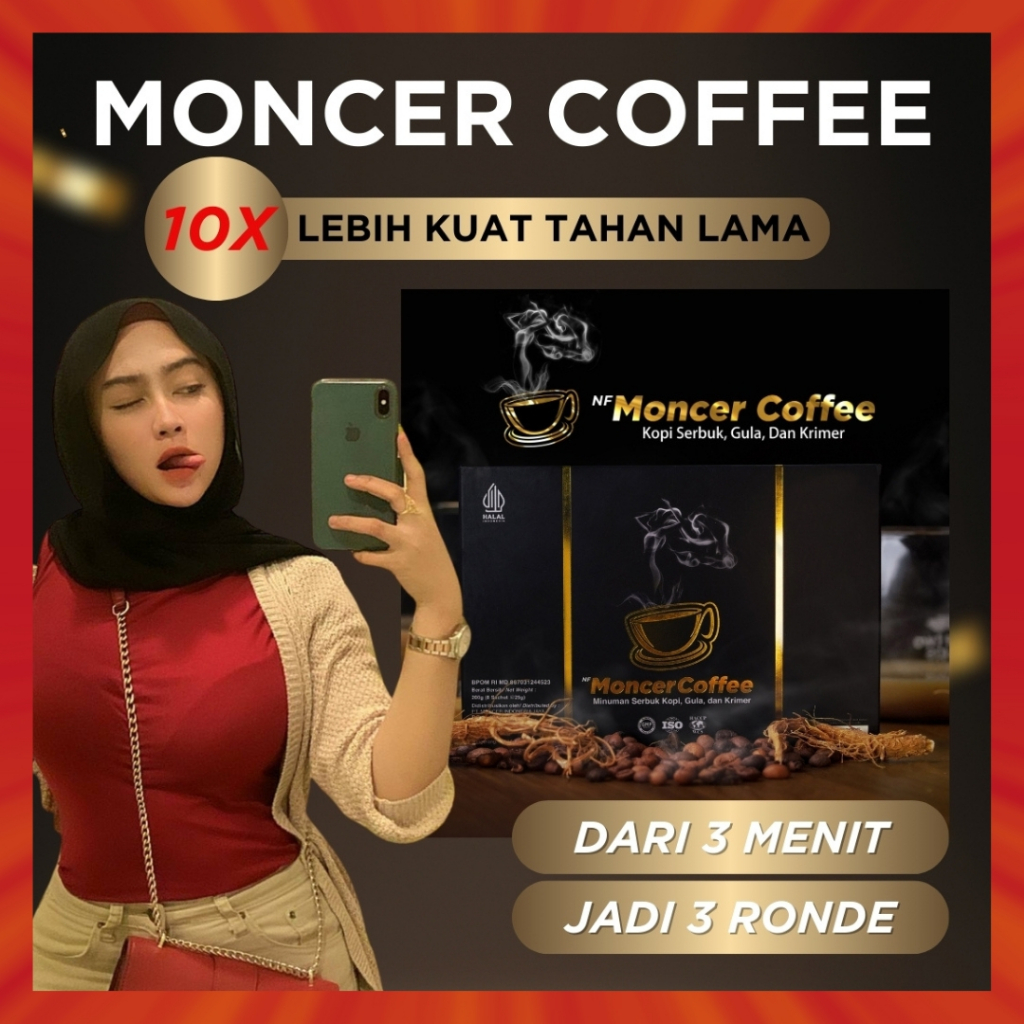 

[PROMO] Monceer Kopi Original Stamina Pria Kuat Tahan Lama Aman Tanpa Efek Samping Herbal Alami BPOM