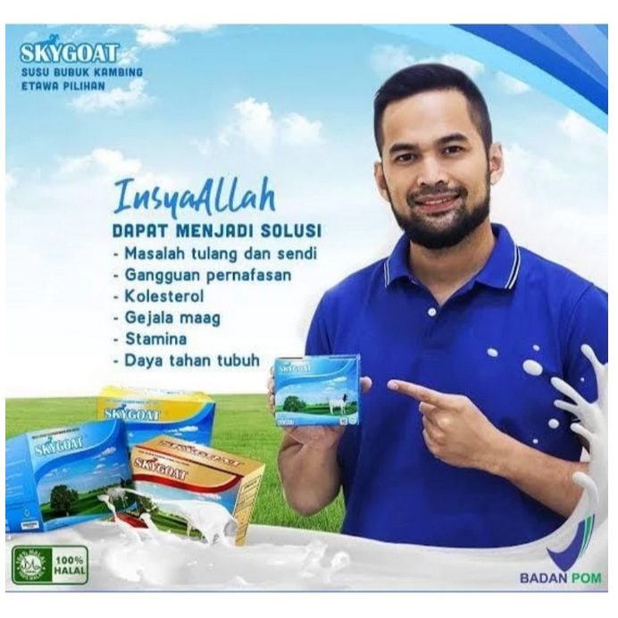 

Susu Kambing Etawa Skygoat Original Vanila Full Cream Isi 10 Sachet