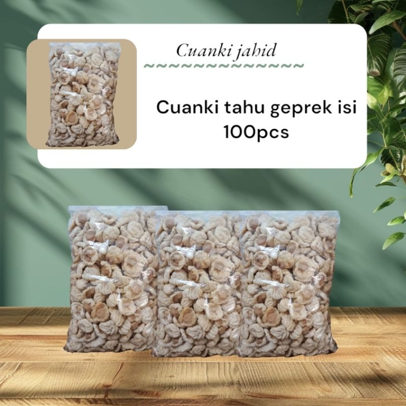 

cuankie tahu geprek isi 100pcs