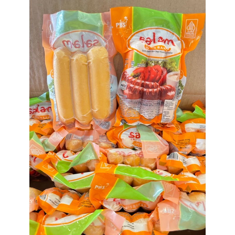 

Salam Sosis Bakar isi 3 pcs (Sosis Ayam dan Sapi Kombinasi Bakar)