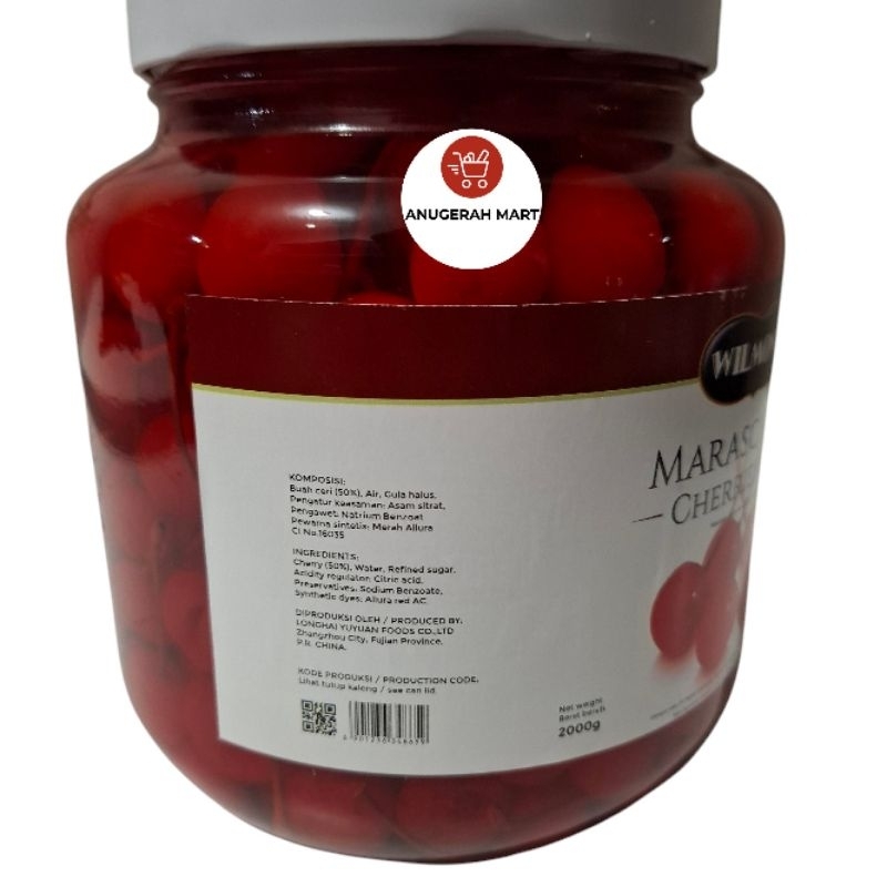 

Maknyuss1 Cherry Maraschino Willmond/Cerry Tangkai/Willmond Maraschino 2Kg