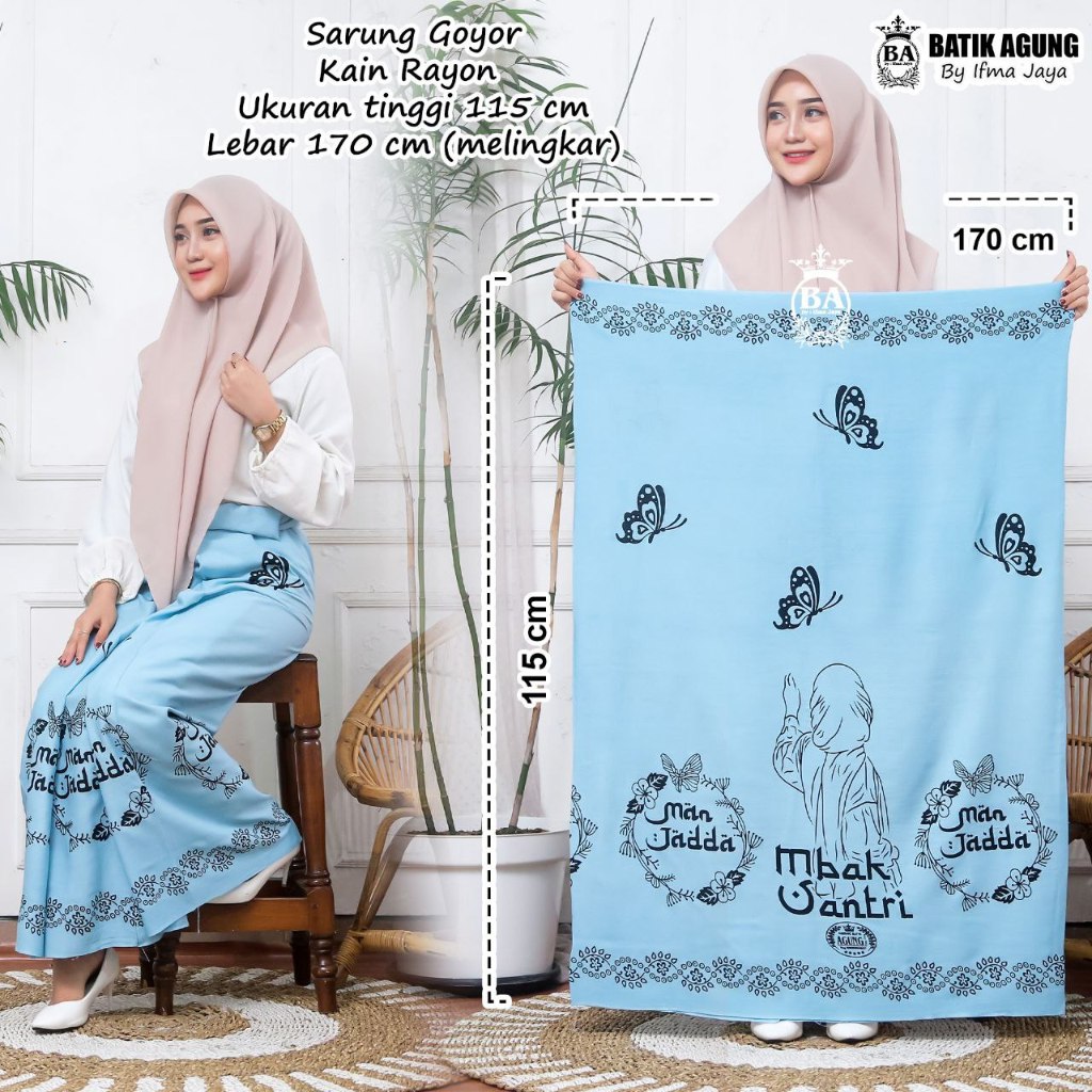 Sarung gloyor wanita muza - eksklusif batik pekalongan77