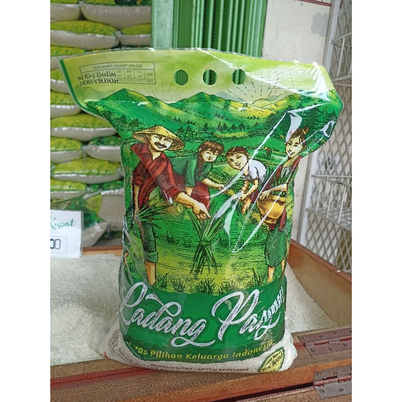 

Beras LADANG PANGAN Kemasan 5kg || PULEN || Murah meriah