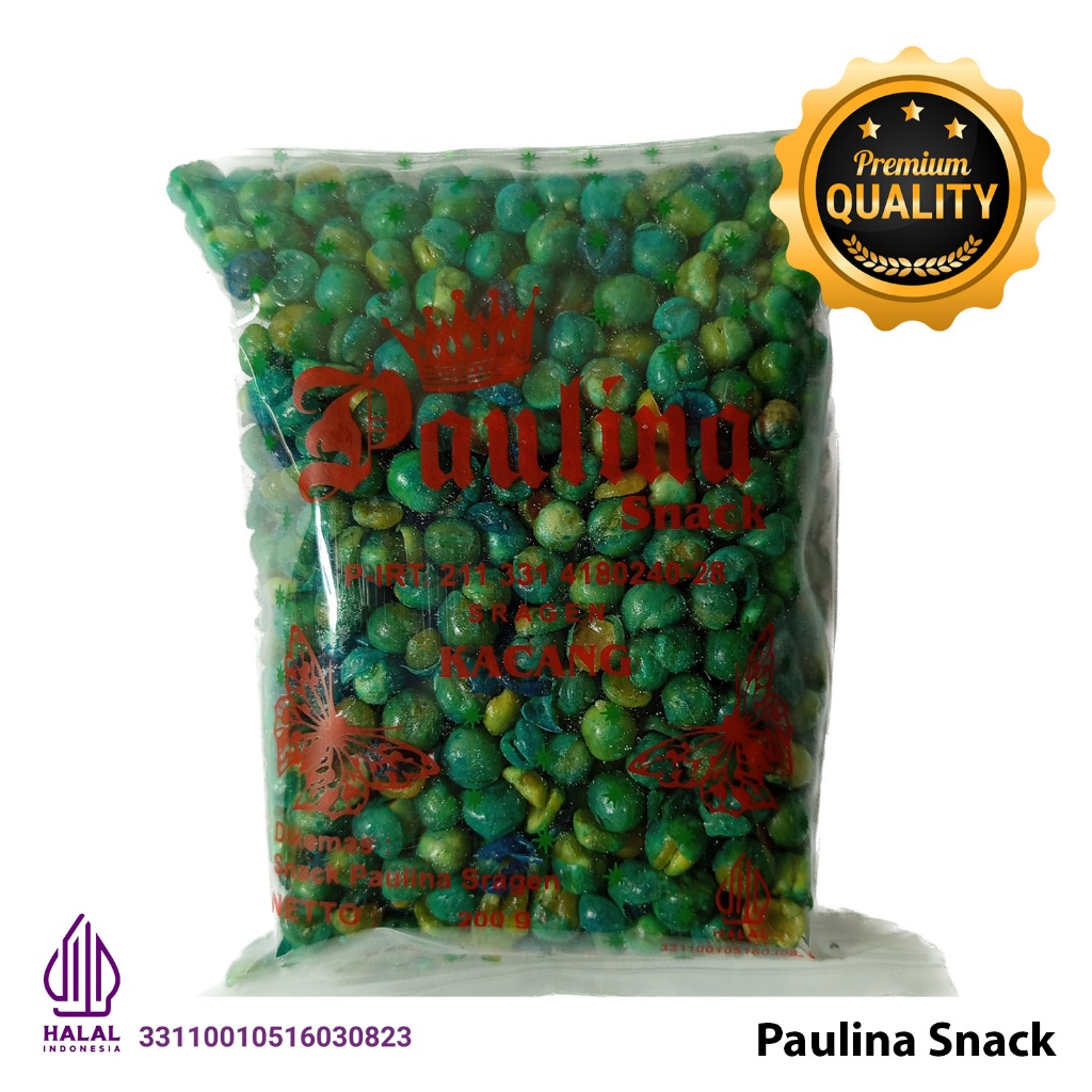 

Kacang Kapri Ijo / Kapri Hijau asin Paulina Snack
