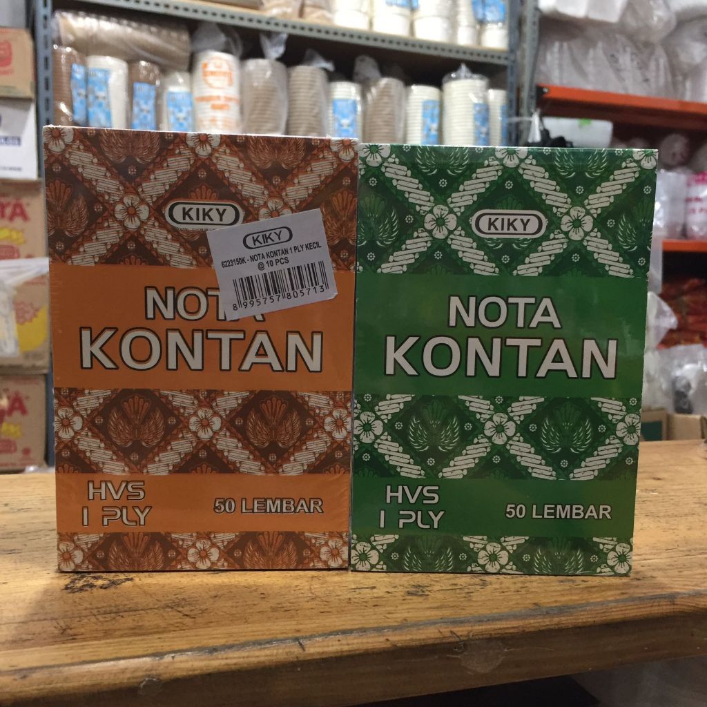 

Nota Kontan 1 Ply 50 lembar Merk Kiky