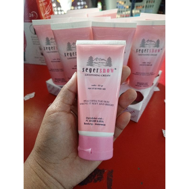 Seger Snow Lightening Cream/Haslin Botol tube 60gr