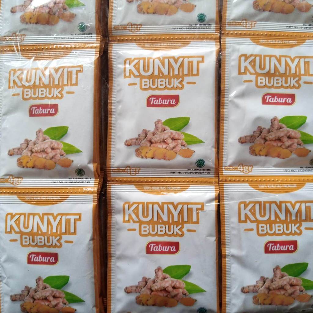 

Tabura Kunyit Bubuk renceng isi 12 pcs