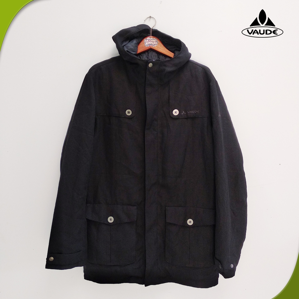 jacket outdor vaude abu gelap likenew