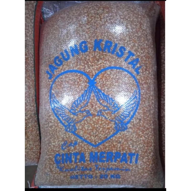 

Jagung Kristal 25 kg (1 sak)