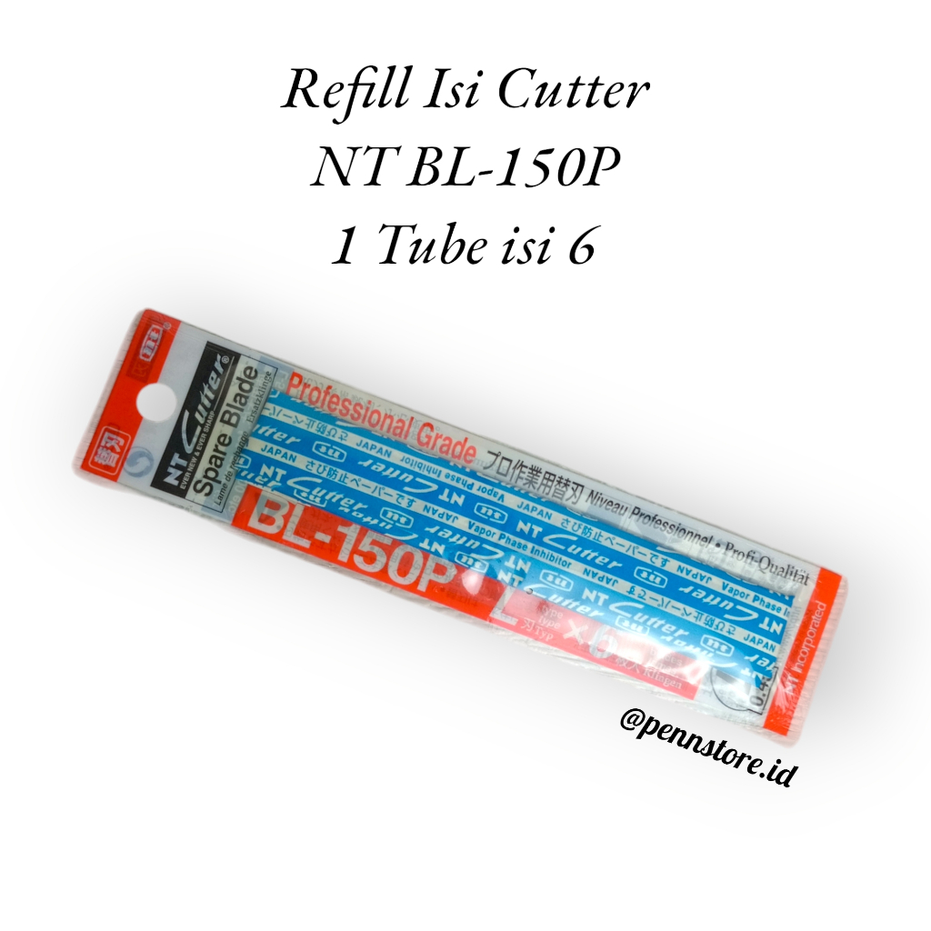 

(1 Tube isi 6 pcs) Refill Isi Cutter NT BL-150 P Besar - Asli japan Quality