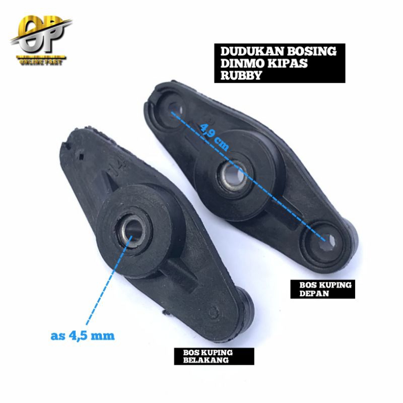 BOSING KUPING KIPAS RUBBY KARAKTER 6 INCH / BOSHING KUPING KIPAS MODEL - MINION/DORAEMON ( AS 4,5 mm