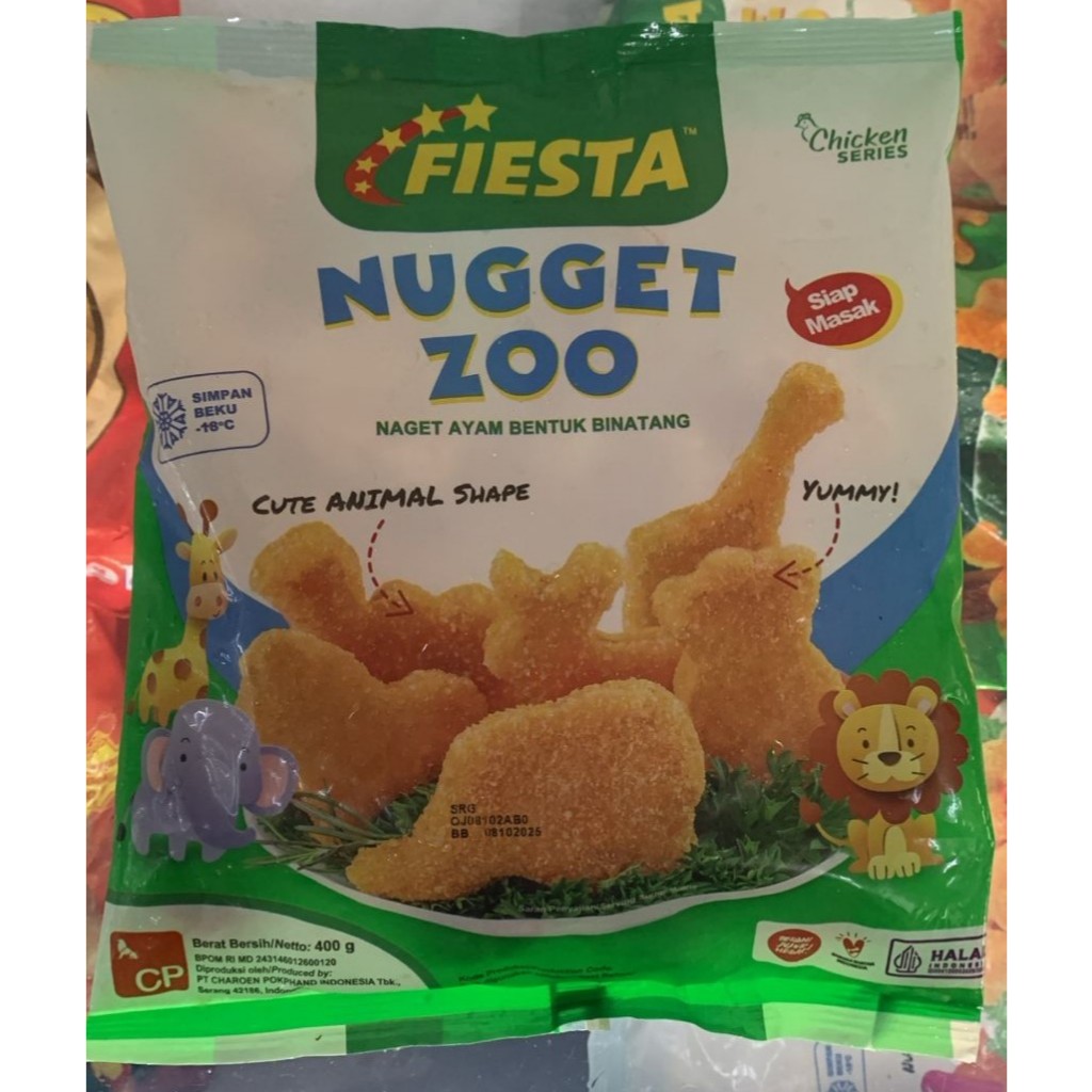 

FIESTA ZOO NAGET AYAM 400 GR