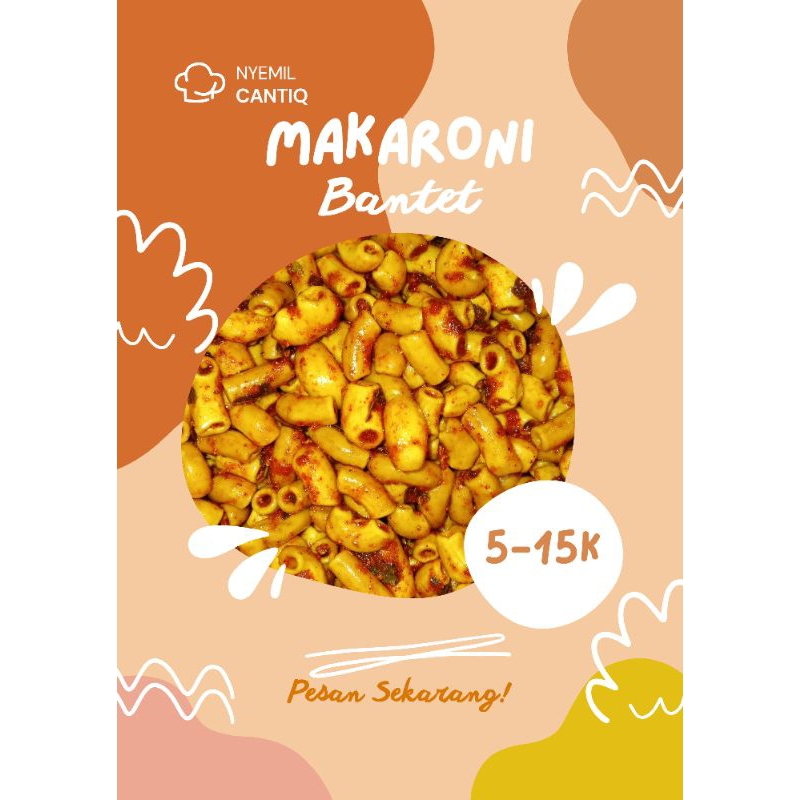 

Camilan pedas Makaroni bantet/ makaroni pedas/ COD GRATIS ONGKIR