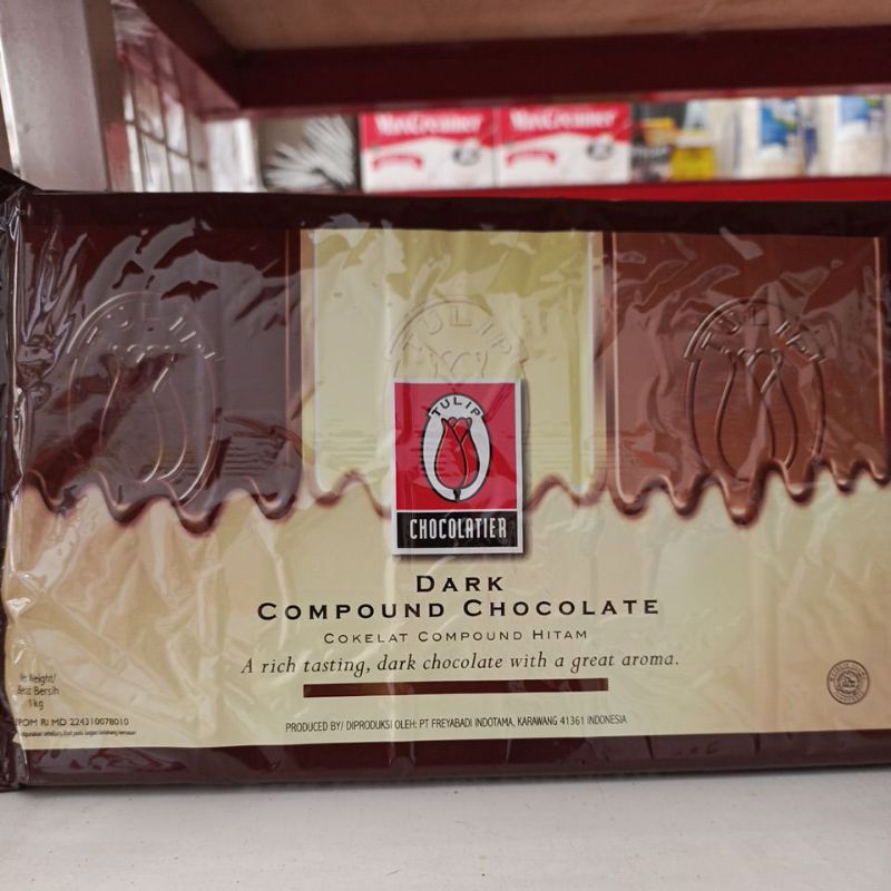 

Coklat Tulip Dark Compound 1kg