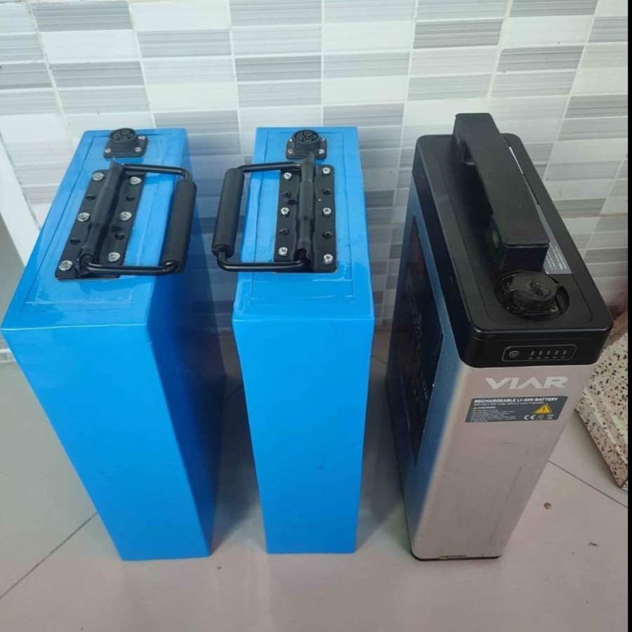 Baterai PNP Viar Q1 New,  Lifepo4 60v 21ah dengan Smart BMS