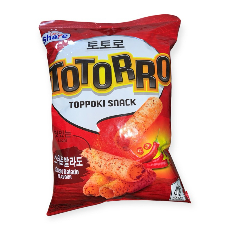 

TOTORRO TOPOKI SNACK - SWEET BALADO FLAVOUR (60g)