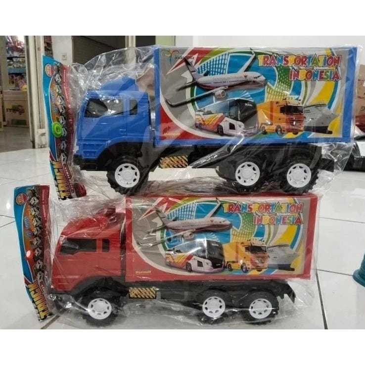 MAINAN ST 2063 TRUK BOX JUMBO WARNA WARNI PANJANG +- 40 CM KEMASAN KANTONG PLASTIK