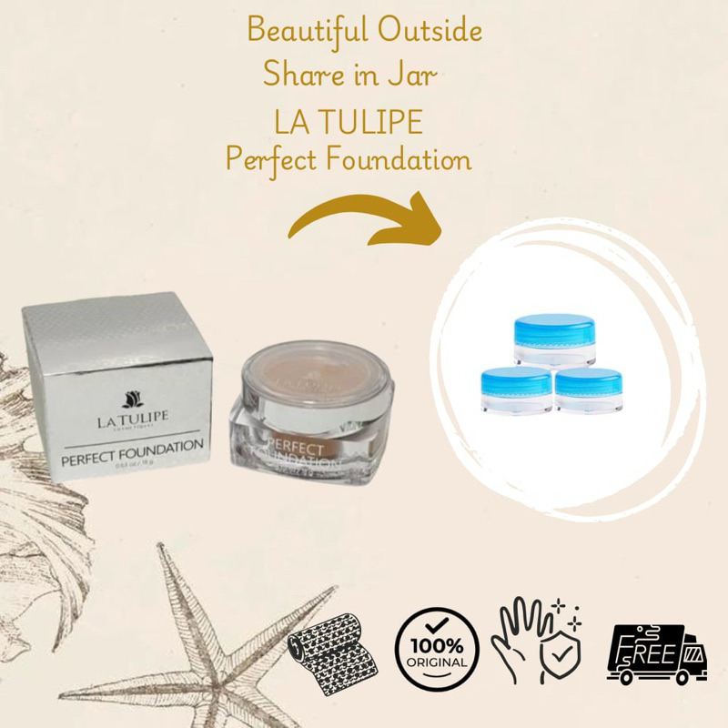 Share in Jar LA TULIPE PERFECT FOUNDATION