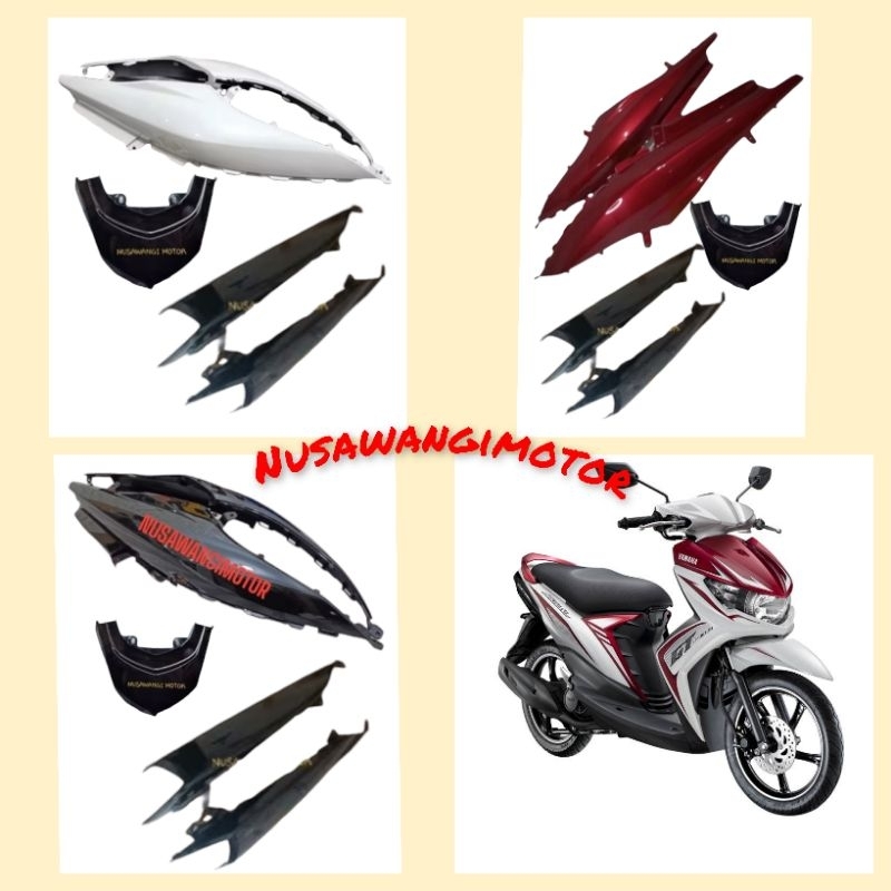 Cover fuul set body belakang yamaha mio soul gt 115.