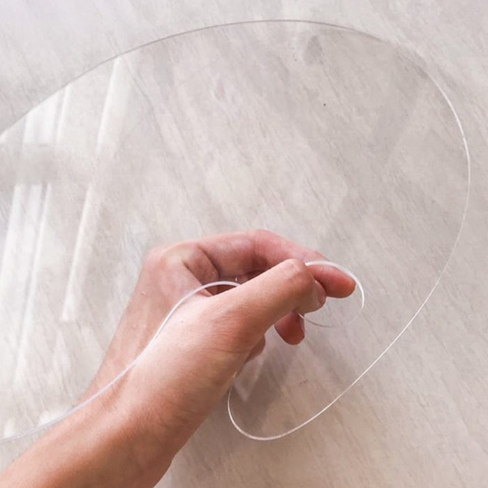

Palet Akrilik Bening Pallete Lukis Acrylic Polos Oval Transparan
