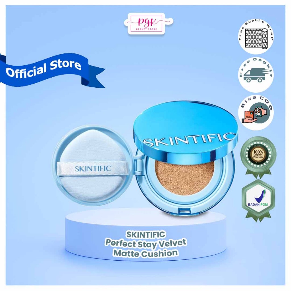 [New Launch] SKINTIFIC - Perfect Stay Velvet Matte Cushion 11g I BB CC Cream | SKINTIFIC-PERFECT STA