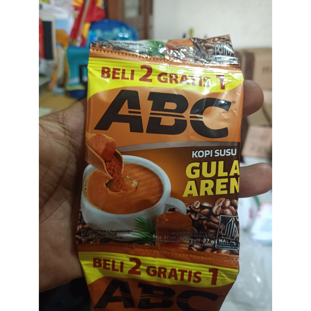 

Kopi ABC Susu Gula Aren 27gr 15 Sachet