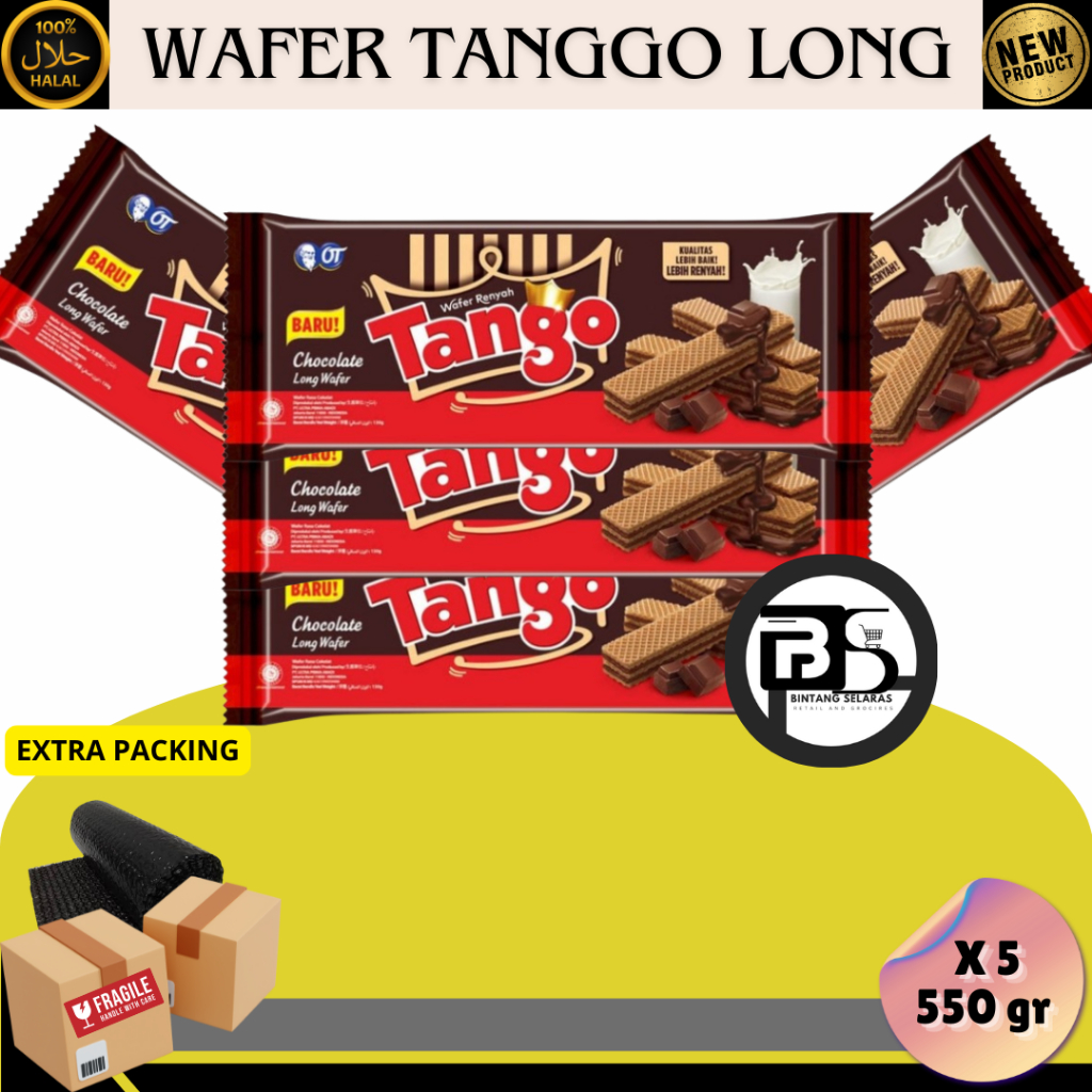 

Bundle Tango Wafer Coklat Chocolate X 5 PCS