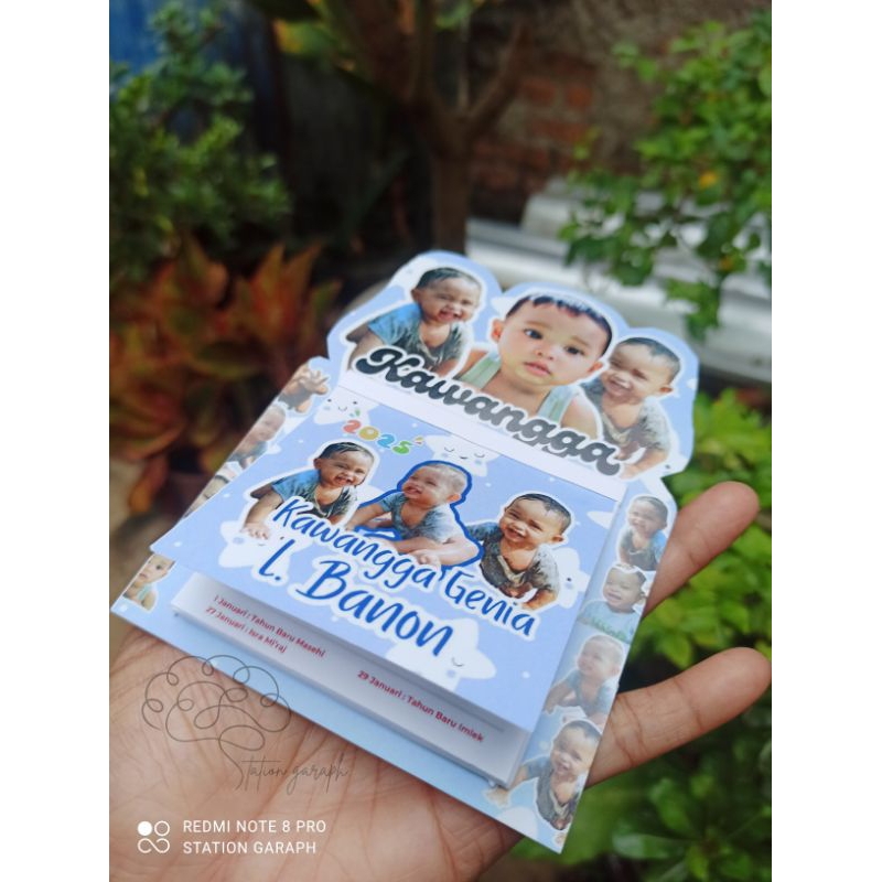 

Kalender Mini 2025 Custom Foto dan Tema