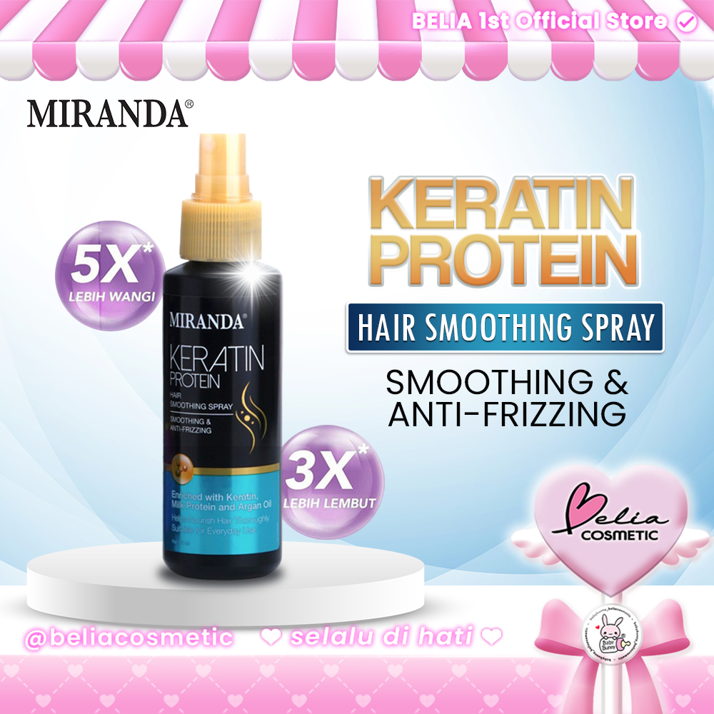 ❤ BELIA ❤ Miranda Keratin Protein Hair Smoothing Spray 100 ml (New Formula)
