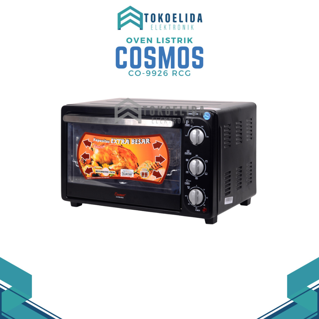 Cosmos oven listrik Cosmos CO-9926 RCG - Oven listrik kapasitas 26L