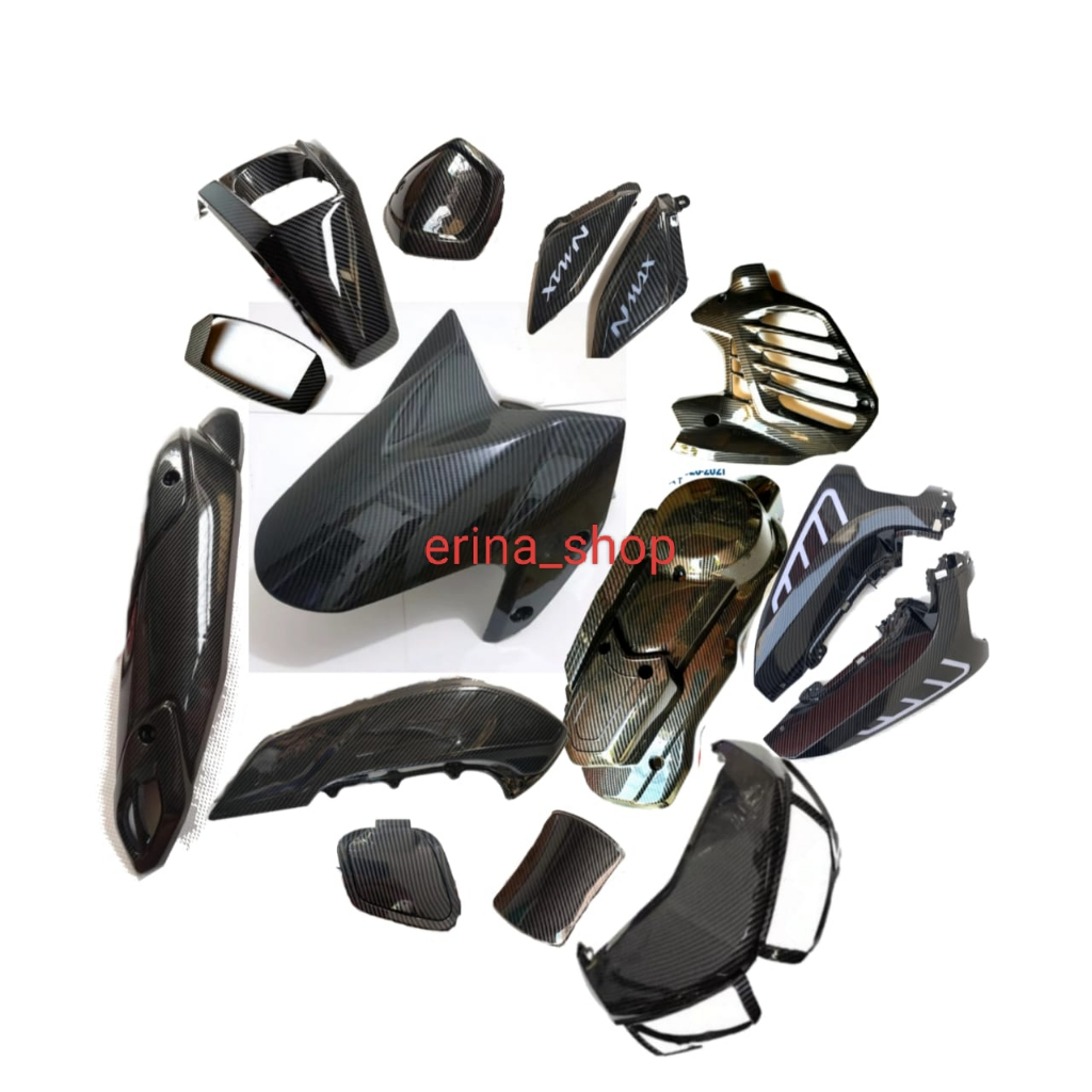 COVER BODY FULL SET NMAX NEW CARBON ZORO / COVER LIST BODY FULL SET NMAX NEW CARBON ZORO,COVER SEN A