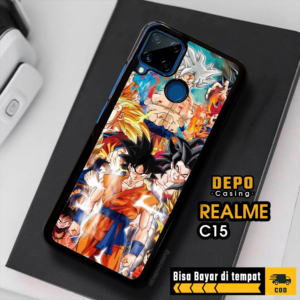 Case Realme C15 Casing Realme C15 Casing Depo Casing [DBZ] Case Glossy Case Aesthetic Custom Case An