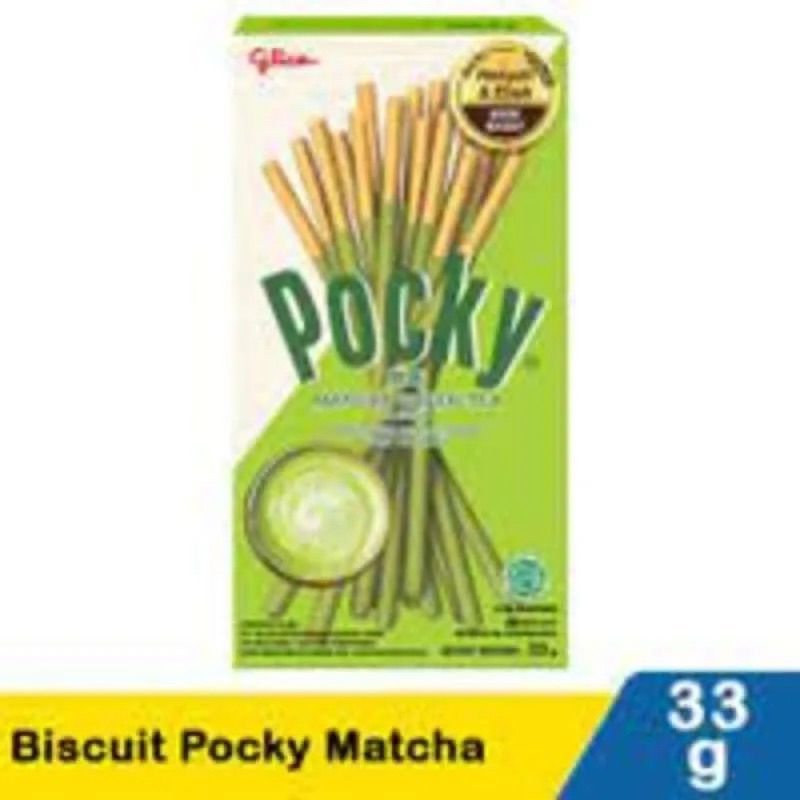 

GLICO POCKY MATCHA STICK BISCUIT 33gr