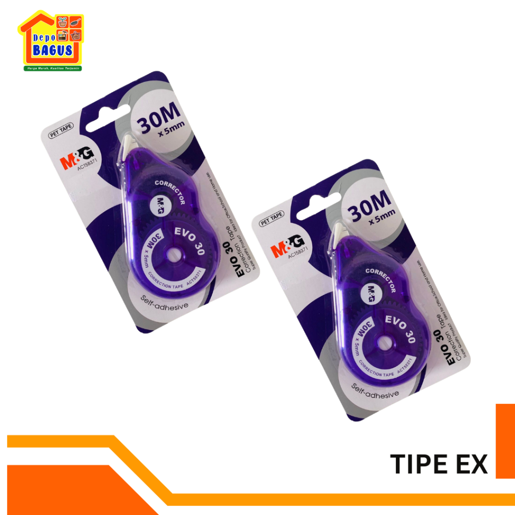 

Tipe Ex Kertas 30 M, Correction Tape, Stypo Kertas