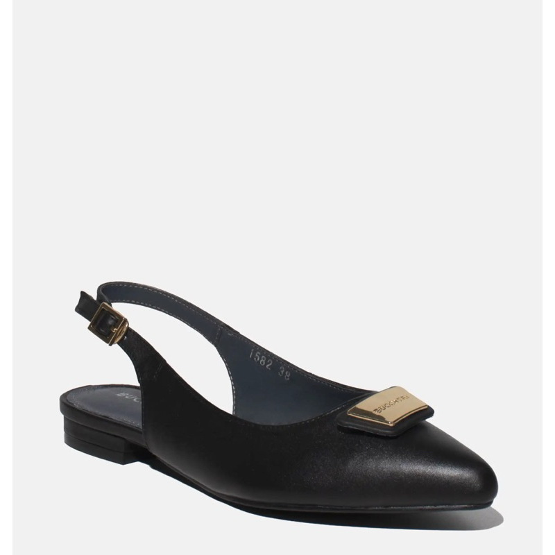 BUCCHERI Flat Shoes SILVIA 1582 BLACK