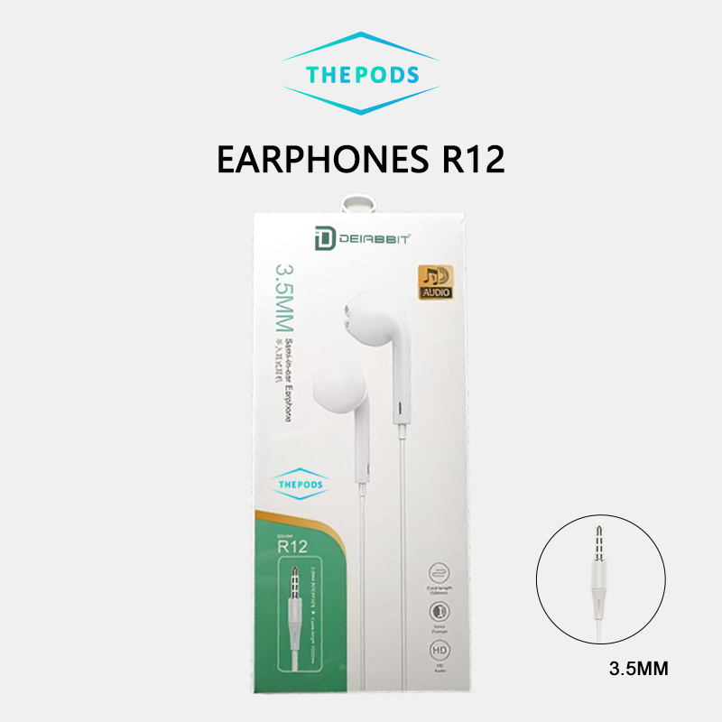 THEPODS Earphones R12 In Ear Headphones