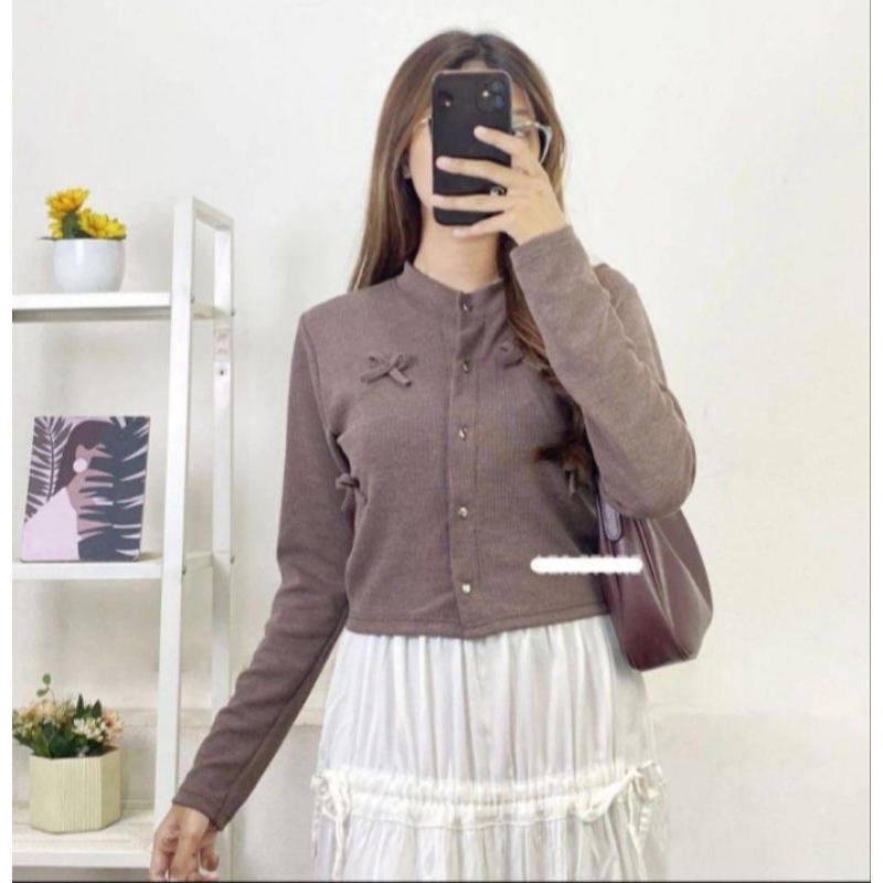 CARDIGAN PITA COQUETTE /CARDIGAN COQUETTE/CARDIGAN KNIT/CARDIGAN PITA