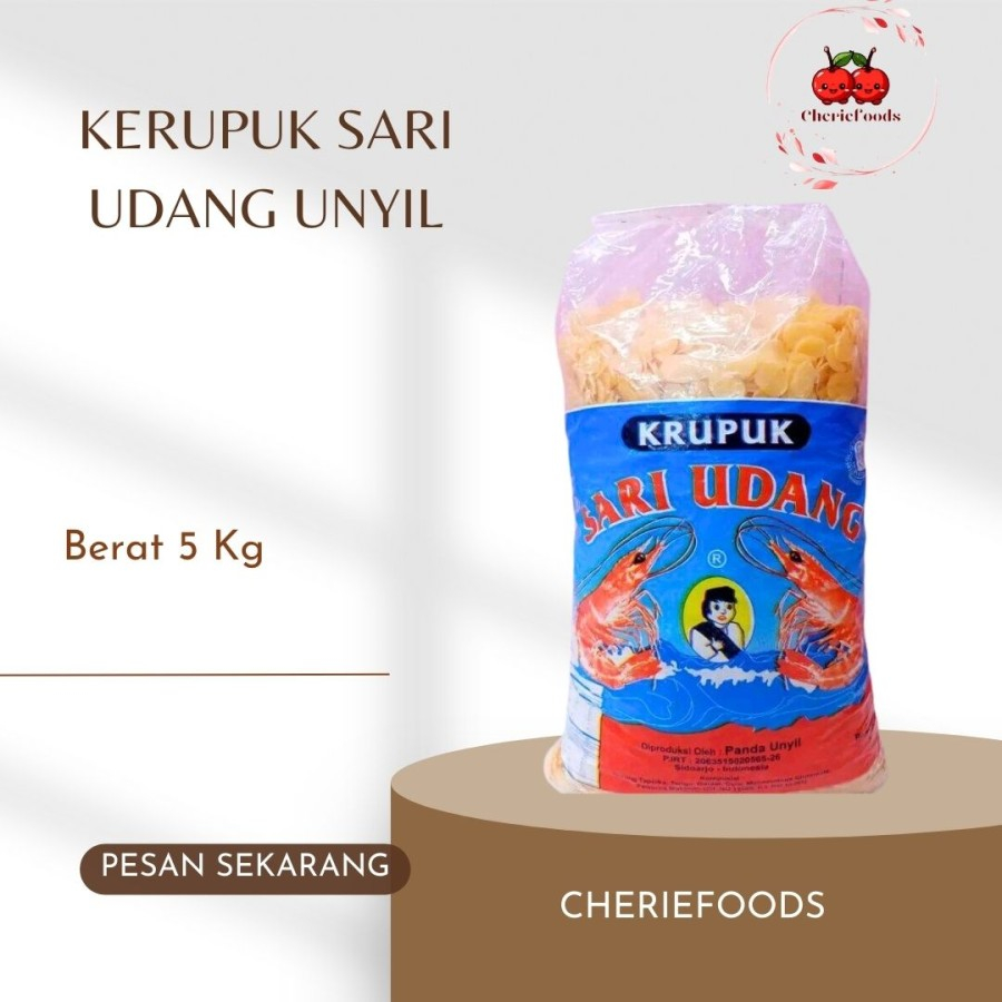 

Kerupuk Sari Udang Unyil - 5Kg