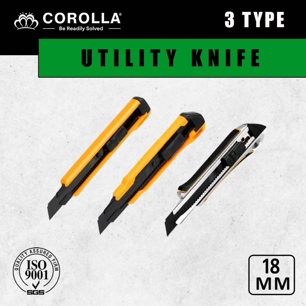 

Corolla Cutter Pisau / Cutter Stainless Cuter Pisau Cutter Stanless Multifungsi Tahan Karat