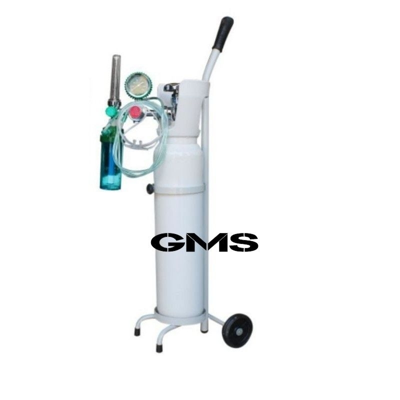 Tabung Oksigen Komplit 1m3 ( Tabung + isi , Regulator , Trolley , Selang Oksigen )