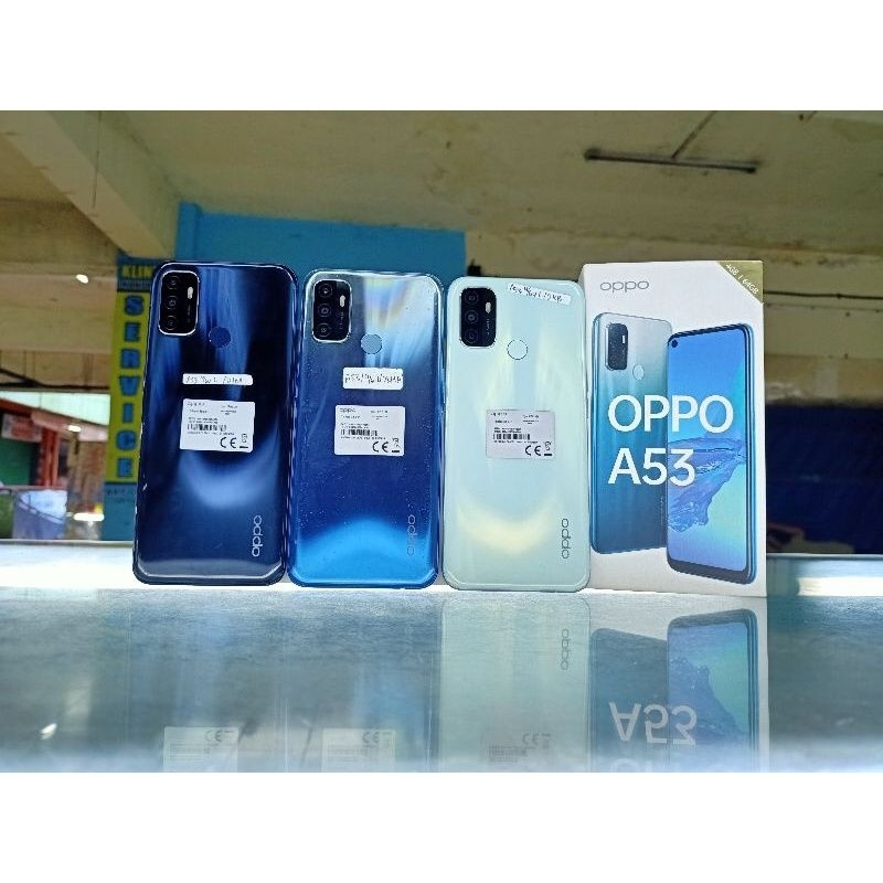 COD READY STOK HP OPPO A53 SECOND RAM 6/128 GB GARANSI RESMI 1 TAHUN