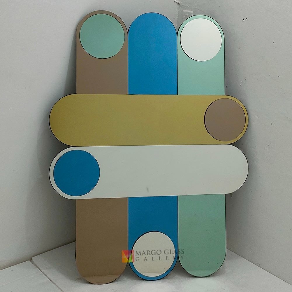 Cermin dekorasi dinding modern aesthetic dekorasi hiasan dinding ruang tamu