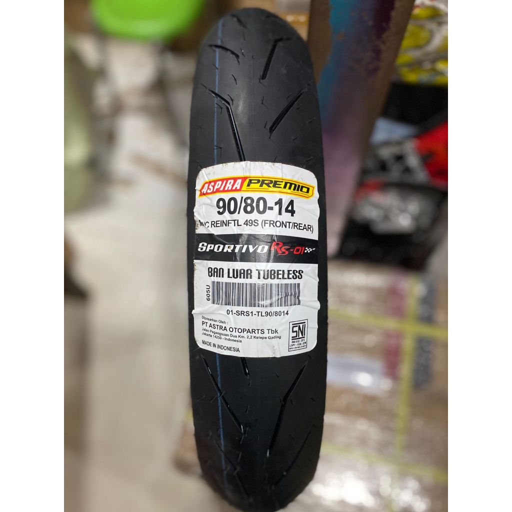 BAN 90/80-14 PREMIO RS-1 ASPIRA TUBLES