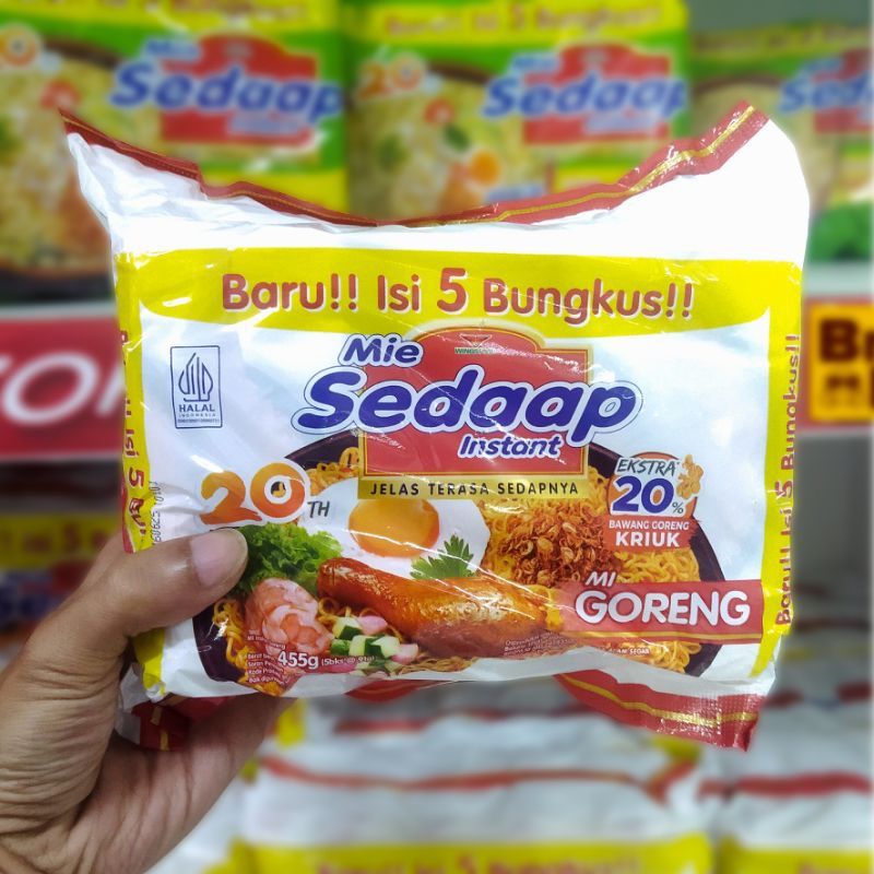 

Sedaap Mi Instan Goreng isi 5 x 90g