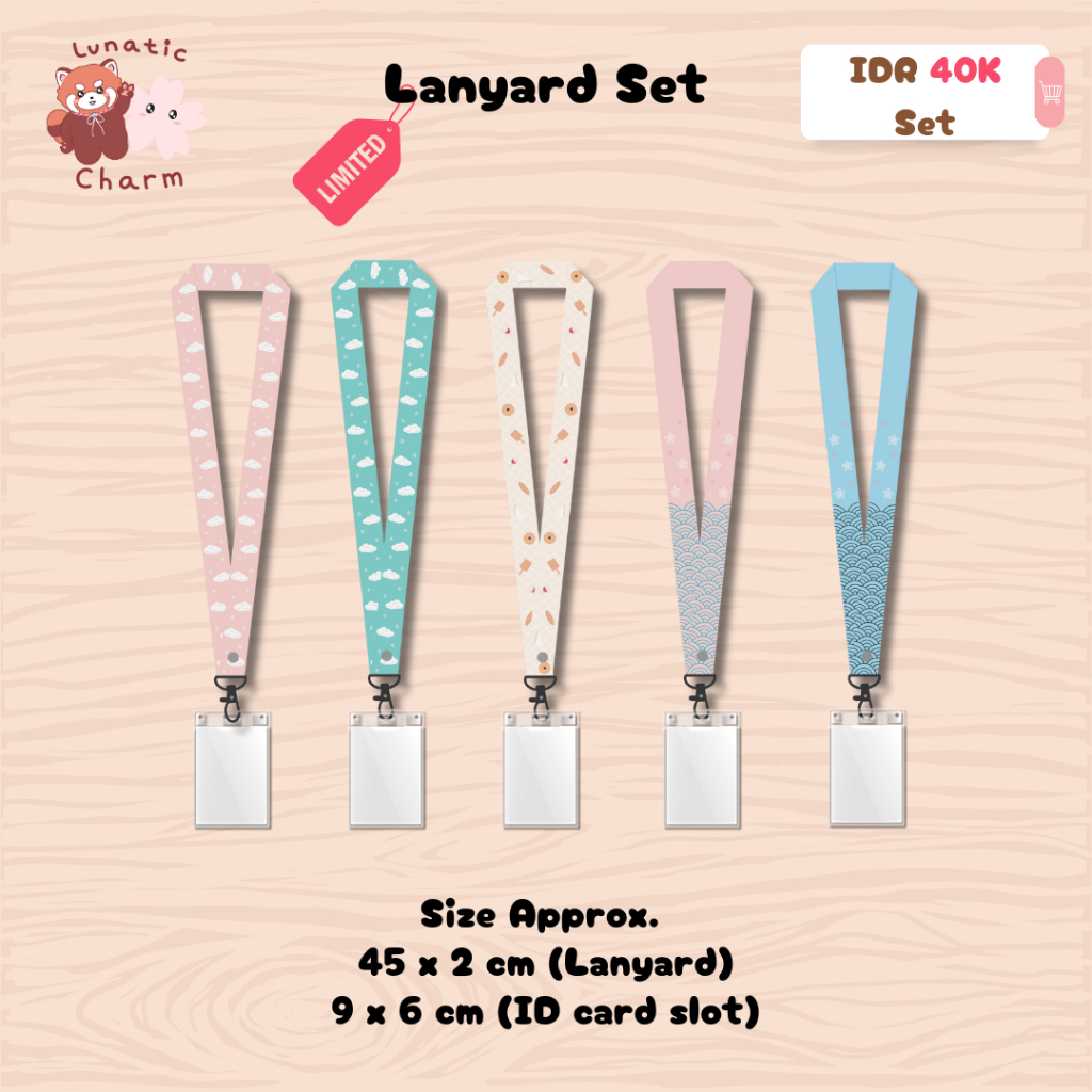 

[L.C] Original Design Lanyard Set lanyard id card by jace_ang