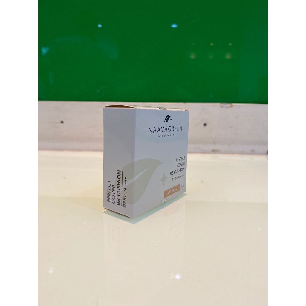 100% ORIGINAL NAAVAGREEN PERFECT COVER BB CUSHION- BB CUSHION NAVAGREEN