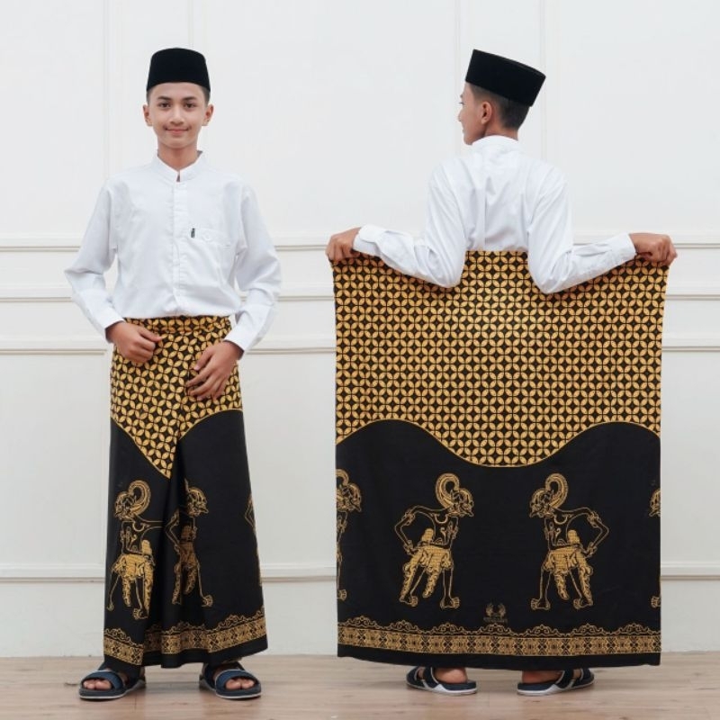 diskon new motif wayang sopal sarung anak laki laki - wayang gatotkaca - sarung anak - sarung pria