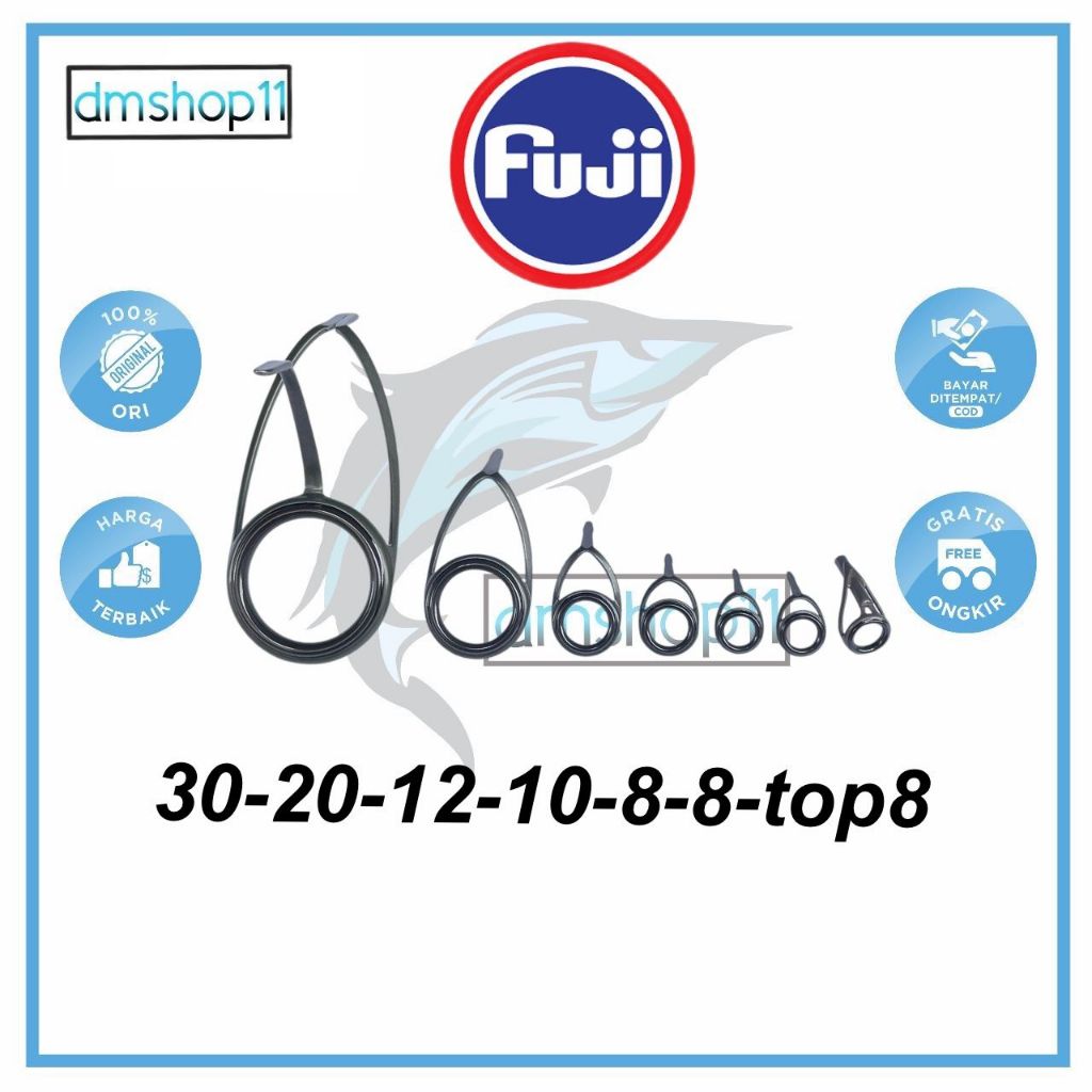 RING GUIDE FUJI BCKWOG DAN BCKLOG - RING GUIDE FUJI SET JIGGING