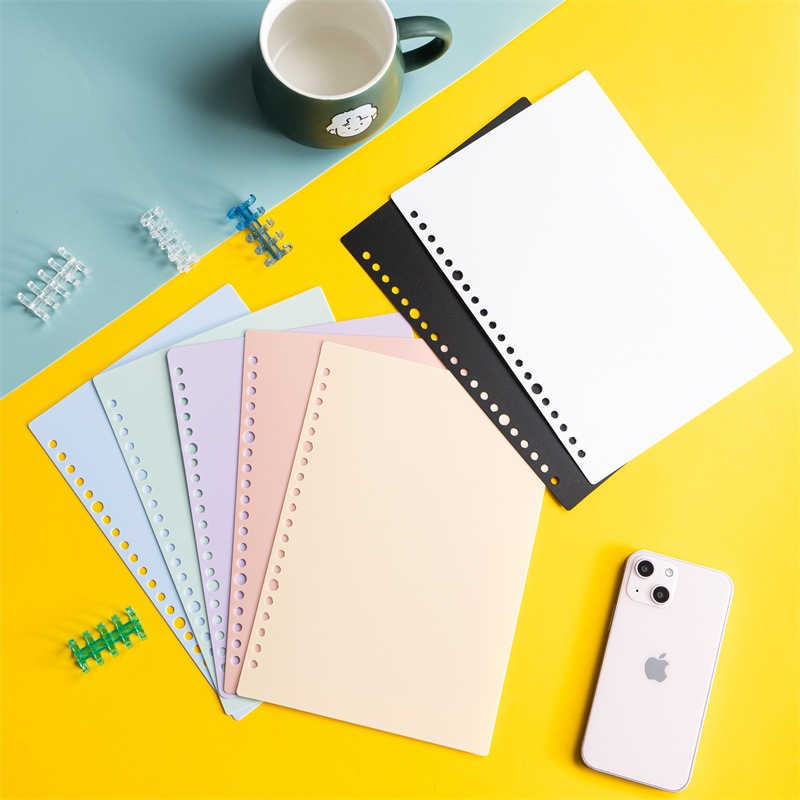 

COVER / Cover Binder A5 warna Pastel 20 Lubang / Cover Binder DIY Minimalist Aesthetic MF201IM